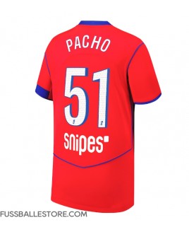 Günstige Paris Saint-Germain Willian Pacho #51 3rd trikot 2025-26 Kurzarm